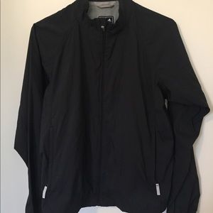 Black Adidas Golf Windbreaker